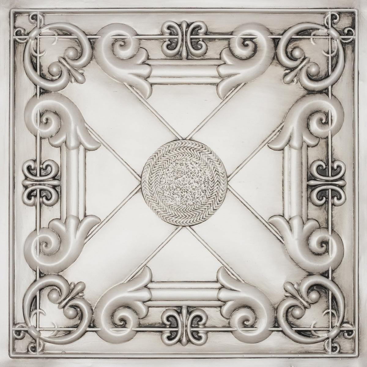 PAINTSDECOR PL22 Aged white PVC ceiling tile product detail
