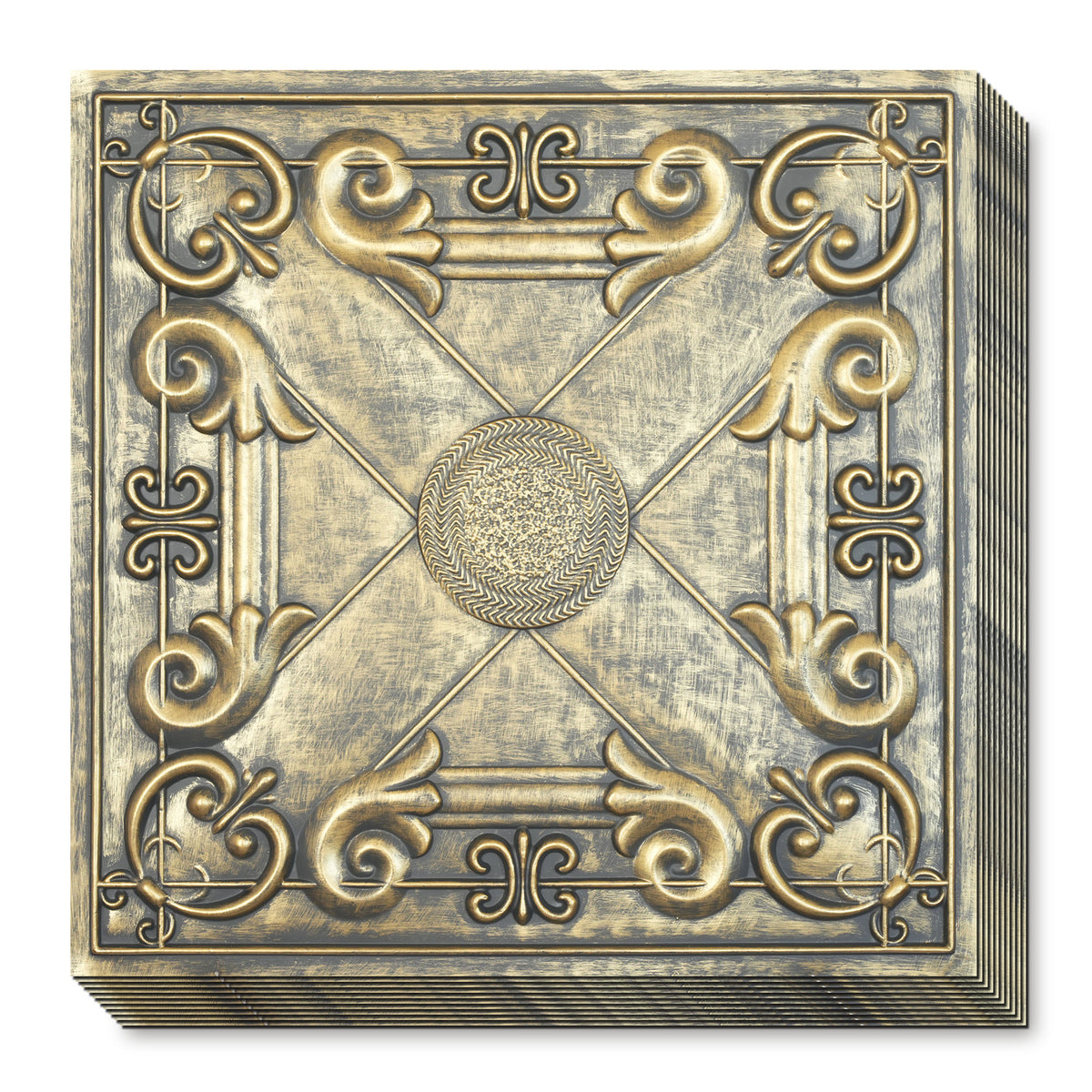 PAINTSDECOR PL22 Ancient gold PVC ceiling tile product detail