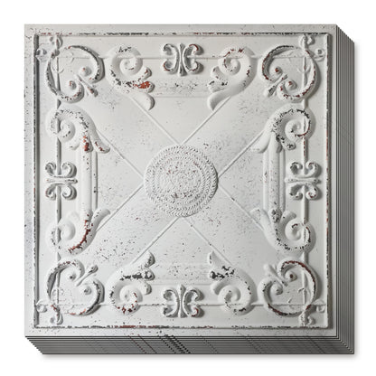 PAINTSDECOR PL22 Distress crack white black PVC ceiling tile product detail