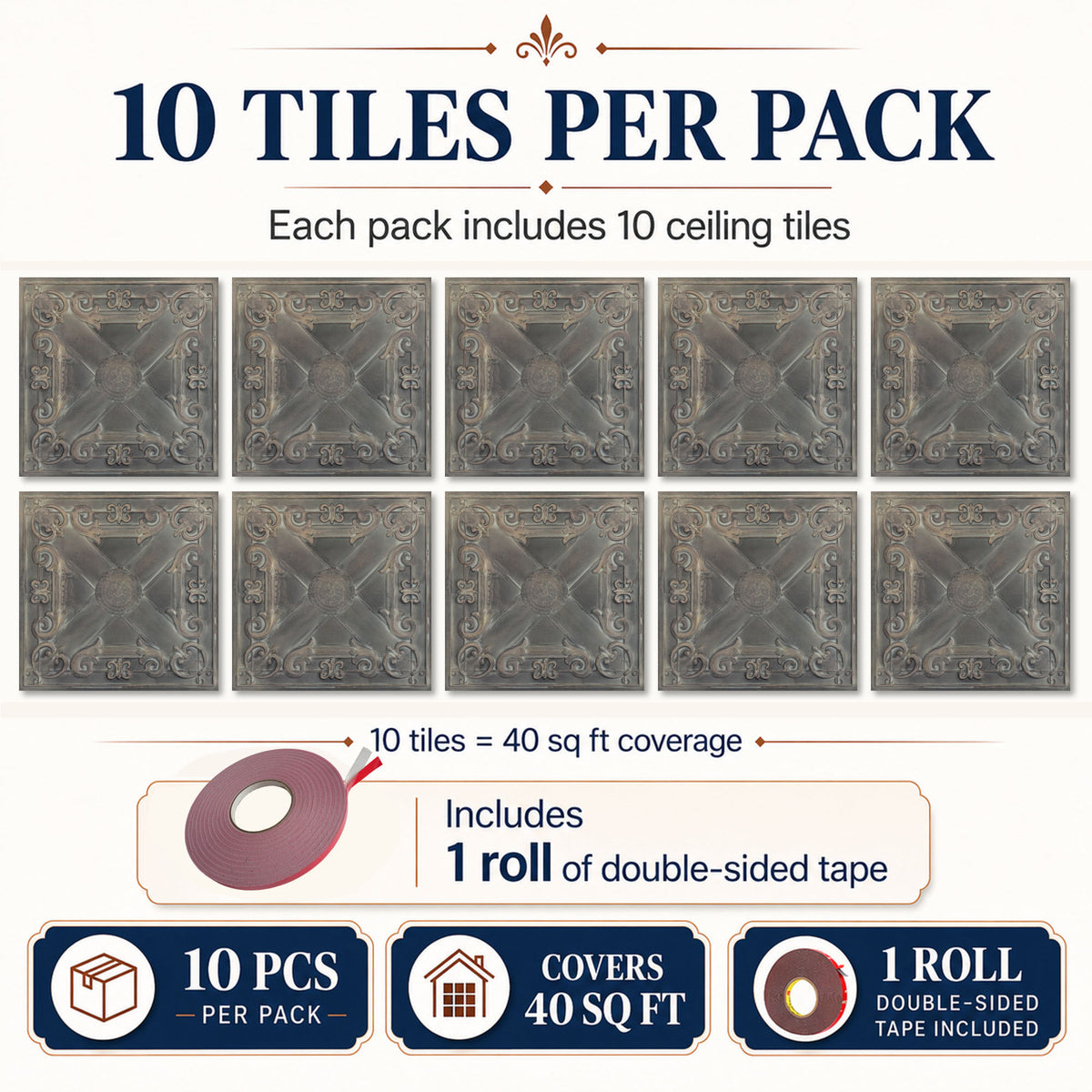 PAINTSDECOR PL22 Driftwood PVC ceiling tile product detail
