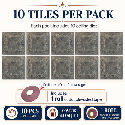 PAINTSDECOR PL22 Driftwood PVC ceiling tile product detail