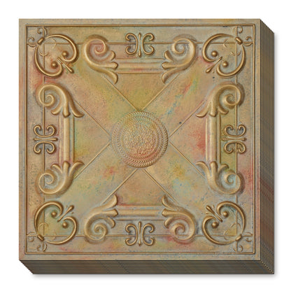 PAINTSDECOR PL22 Multicolor Brass PVC ceiling tile product detail