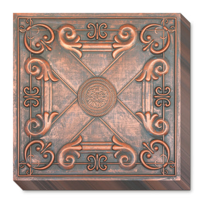 PAINTSDECOR PL22 Rustic copper PVC ceiling tile product detail