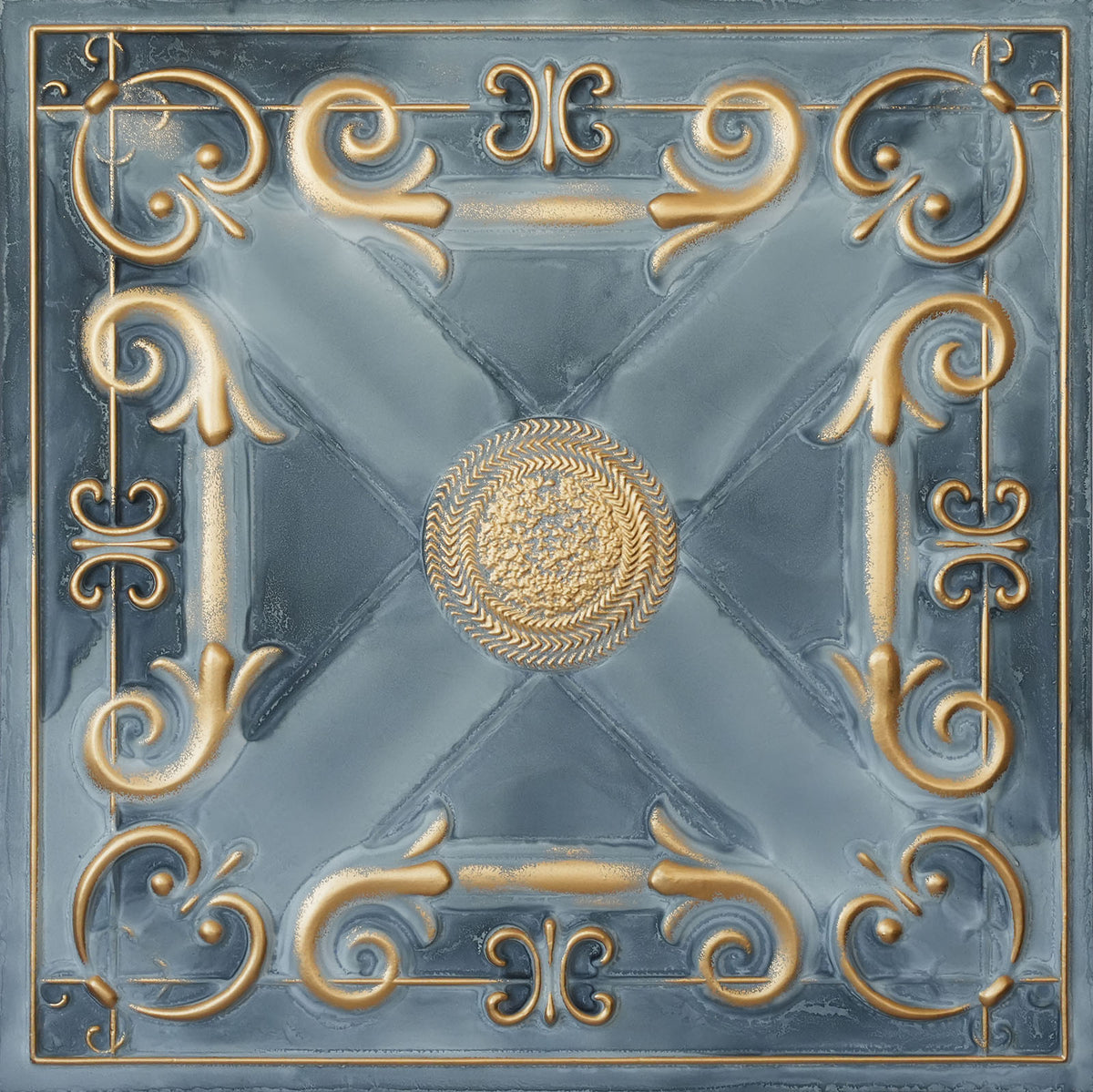 PAINTSDECOR PL22 Smoked gold PVC ceiling tile product detail
