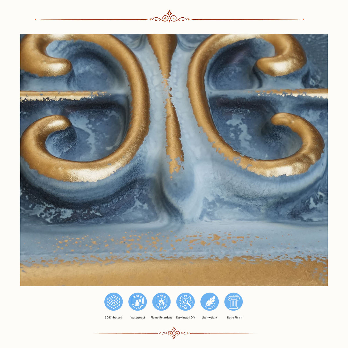 PAINTSDECOR PL22 Smoked gold PVC ceiling tile product detail