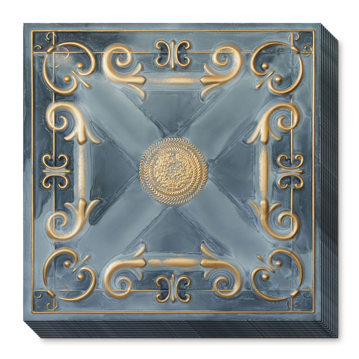 PAINTSDECOR PL22 Smoked gold PVC ceiling tile product detail
