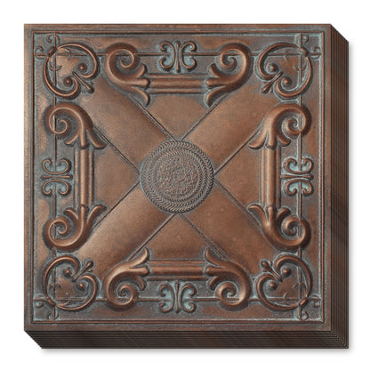 PAINTSDECOR PL22 Weathered copper PVC ceiling tile product detail
