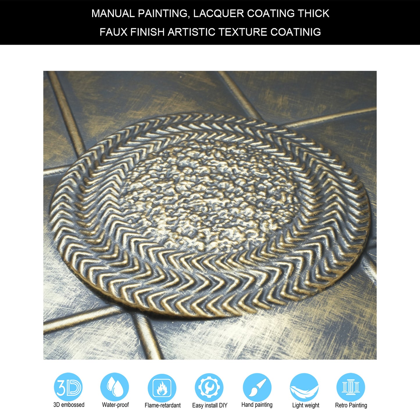 10tiles/lot Faux Tin Drop-In Tiles for Premium Restaurants, Meeting Rooms and Hotel Lobbies PL22