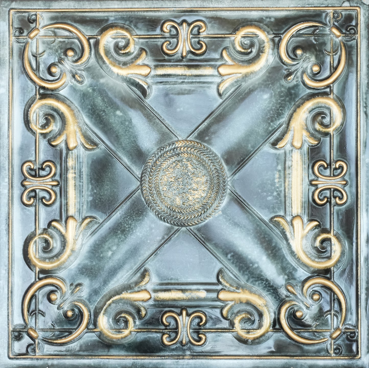 10tiles/lot Faux Tin Drop-In Tiles for Premium Restaurants, Meeting Rooms and Hotel Lobbies PL22