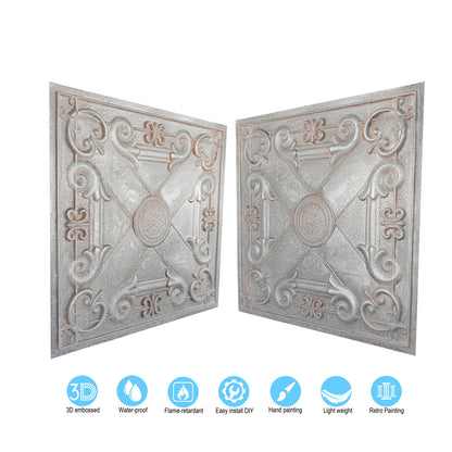 10tiles/lot Artistic Ceiling Tiles for Libraries, Museums, Craft Studios and Cultural Interiors PL22