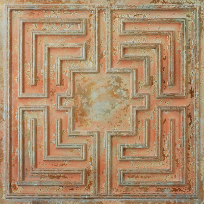 PAINTSDECOR PL25 Palazzo Clay PVC ceiling tile product detail