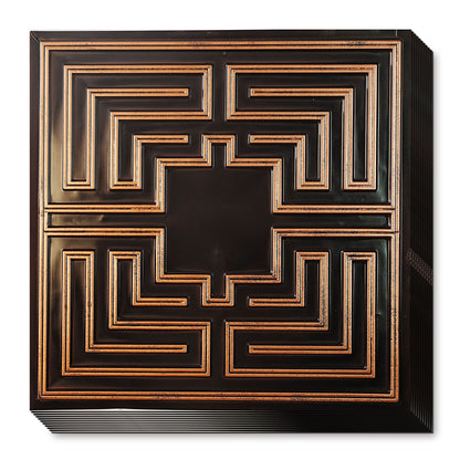 PAINTSDECOR PL25 Traditional copper PVC ceiling tile product detail
