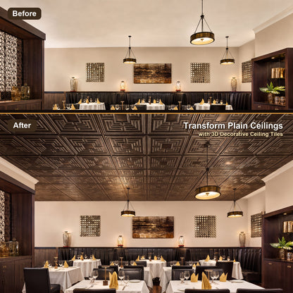 PAINTSDECOR PL25 Traditional silver PVC ceiling tile product detail