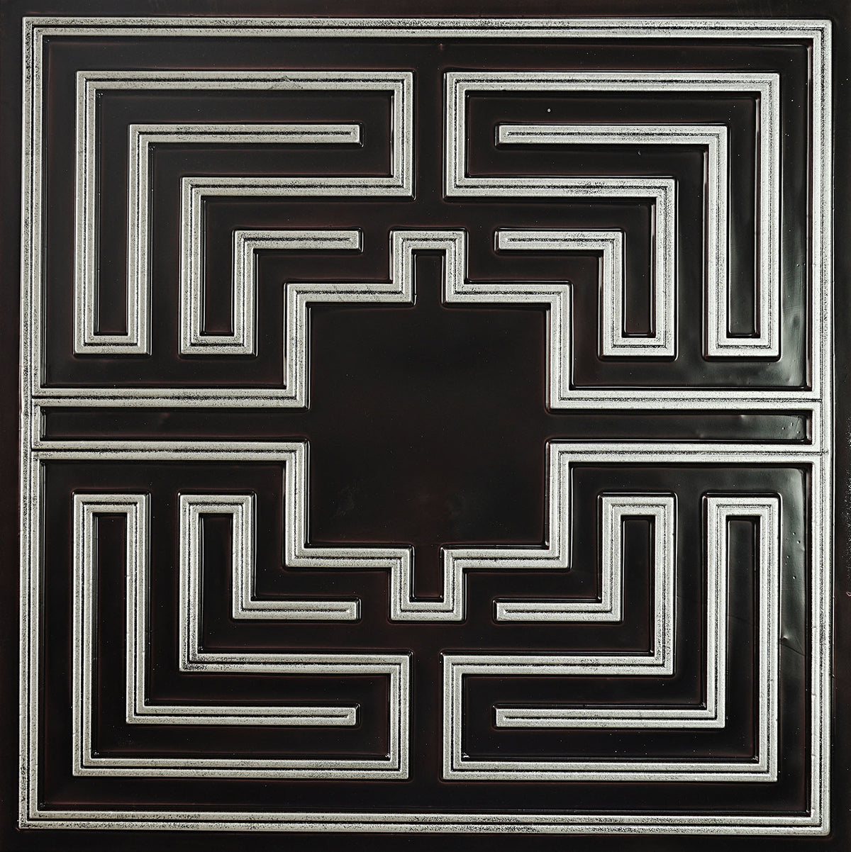 PAINTSDECOR PL25 Traditional silver PVC ceiling tile product detail