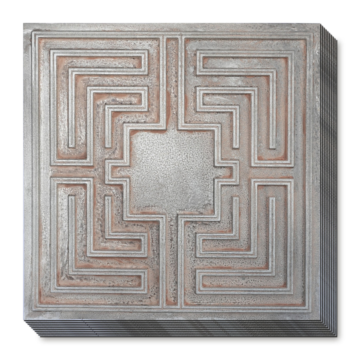 PAINTSDECOR PL25 Weathered Iron PVC ceiling tile product detail