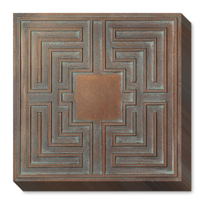 PAINTSDECOR PL25 Weathered copper PVC ceiling tile product detail