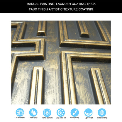 10tiles/lot Tin Ceiling Tiles for Book Cafés, Literary Stores and Creative Cultural Spaces PL25