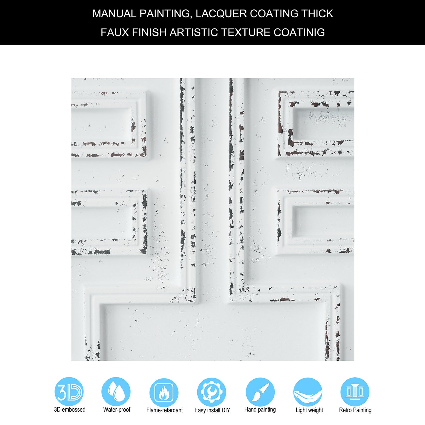 10tiles/lot Antique-Style Ceiling Tiles for Boutique Hotels, Inns, Villas and Heritage Rooms PL25