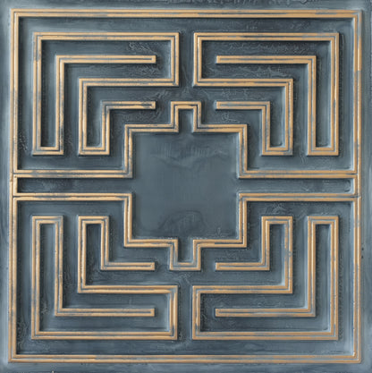 10tiles/lot Tin Ceiling Tiles for Book Cafés, Literary Stores and Creative Cultural Spaces PL25