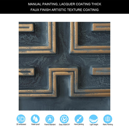 10tiles/lot Tin Ceiling Tiles for Book Cafés, Literary Stores and Creative Cultural Spaces PL25