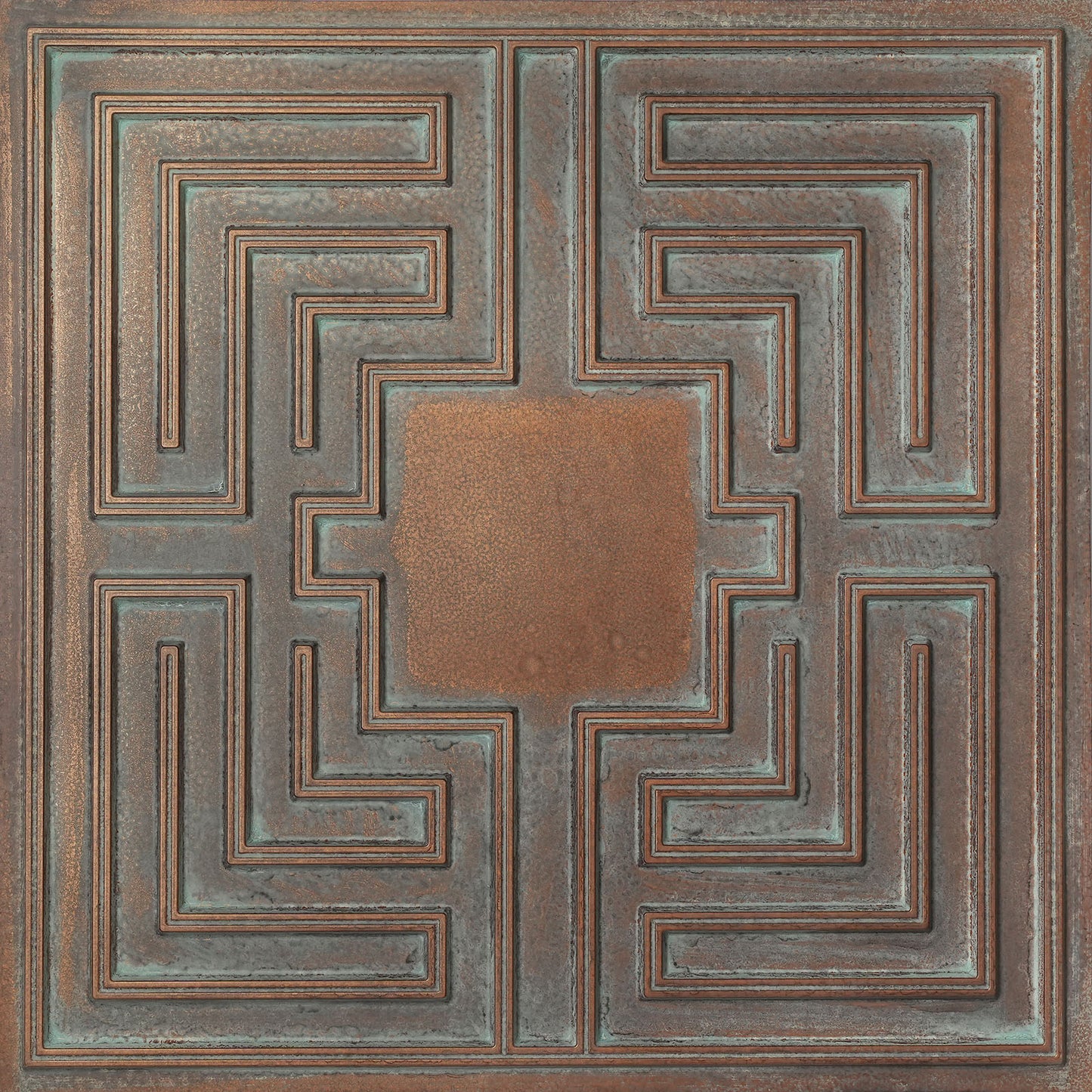 10tiles/lot Drop-In Tin Ceiling Tiles for Restaurants, Bars, Meeting Rooms and Retail Spaces PL25