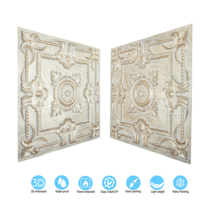 10tiles/lot Drop-In PVC Ceiling Tiles for Commercial Kitchens, Offices and Public Spaces PL29