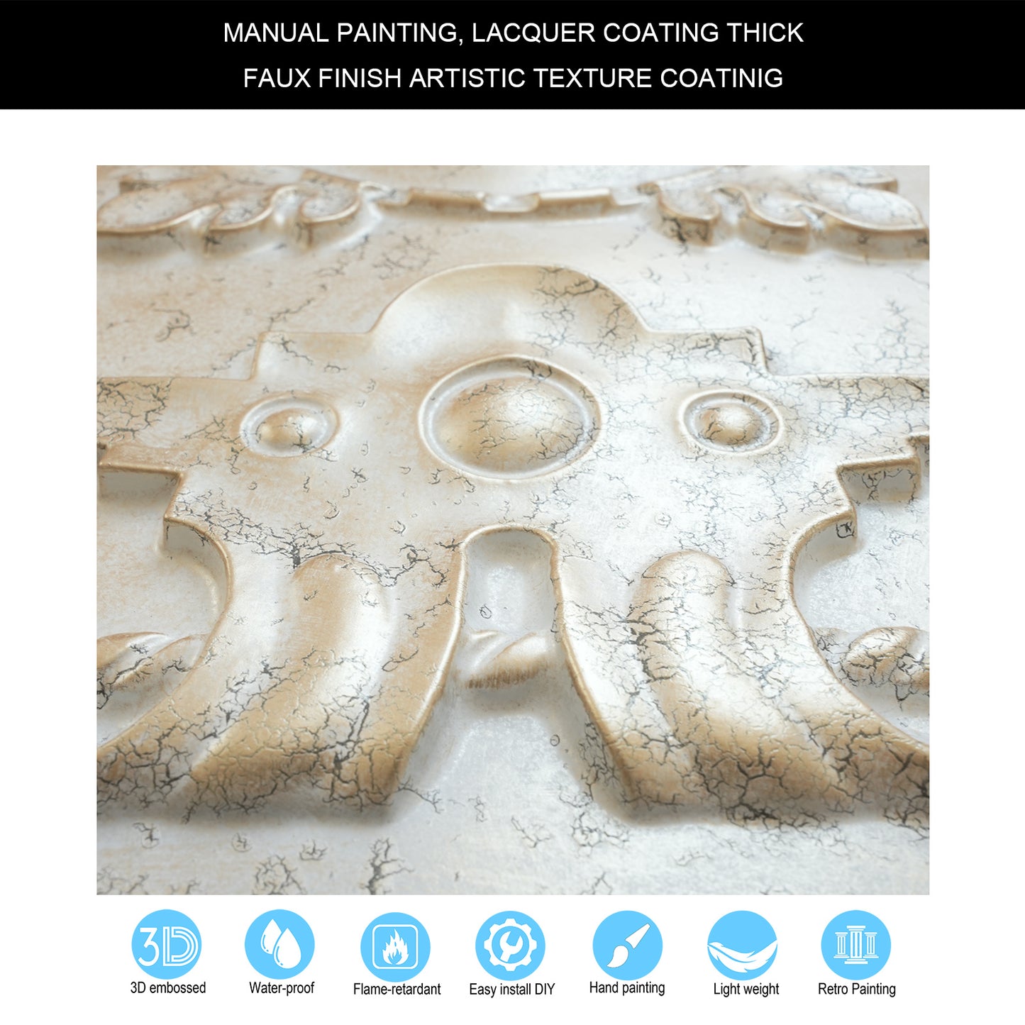 10tiles/lot Drop-In PVC Ceiling Tiles for Commercial Kitchens, Offices and Public Spaces PL29