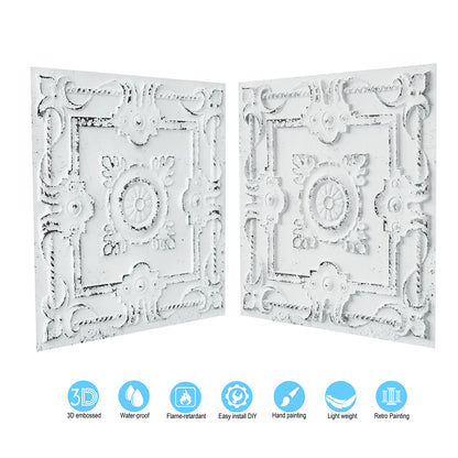 10tiles/lot Drop-In PVC Ceiling Tiles for Commercial Kitchens, Offices and Public Spaces PL29