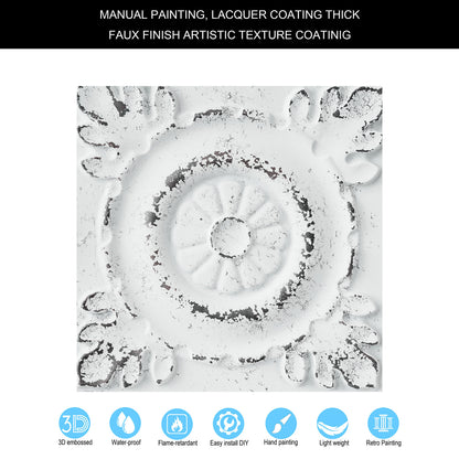 10tiles/lot Drop-In PVC Ceiling Tiles for Commercial Kitchens, Offices and Public Spaces PL29