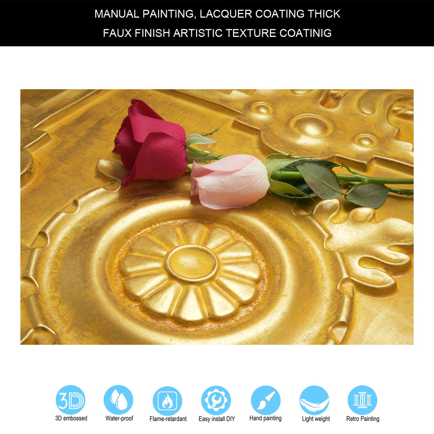 10tiles/lot Multi-Layer 3D Ceiling Tiles for Upscale Restaurants and High-End Bars PL29