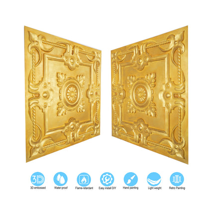 10tiles/lot Multi-Layer 3D Ceiling Tiles for Upscale Restaurants and High-End Bars PL29