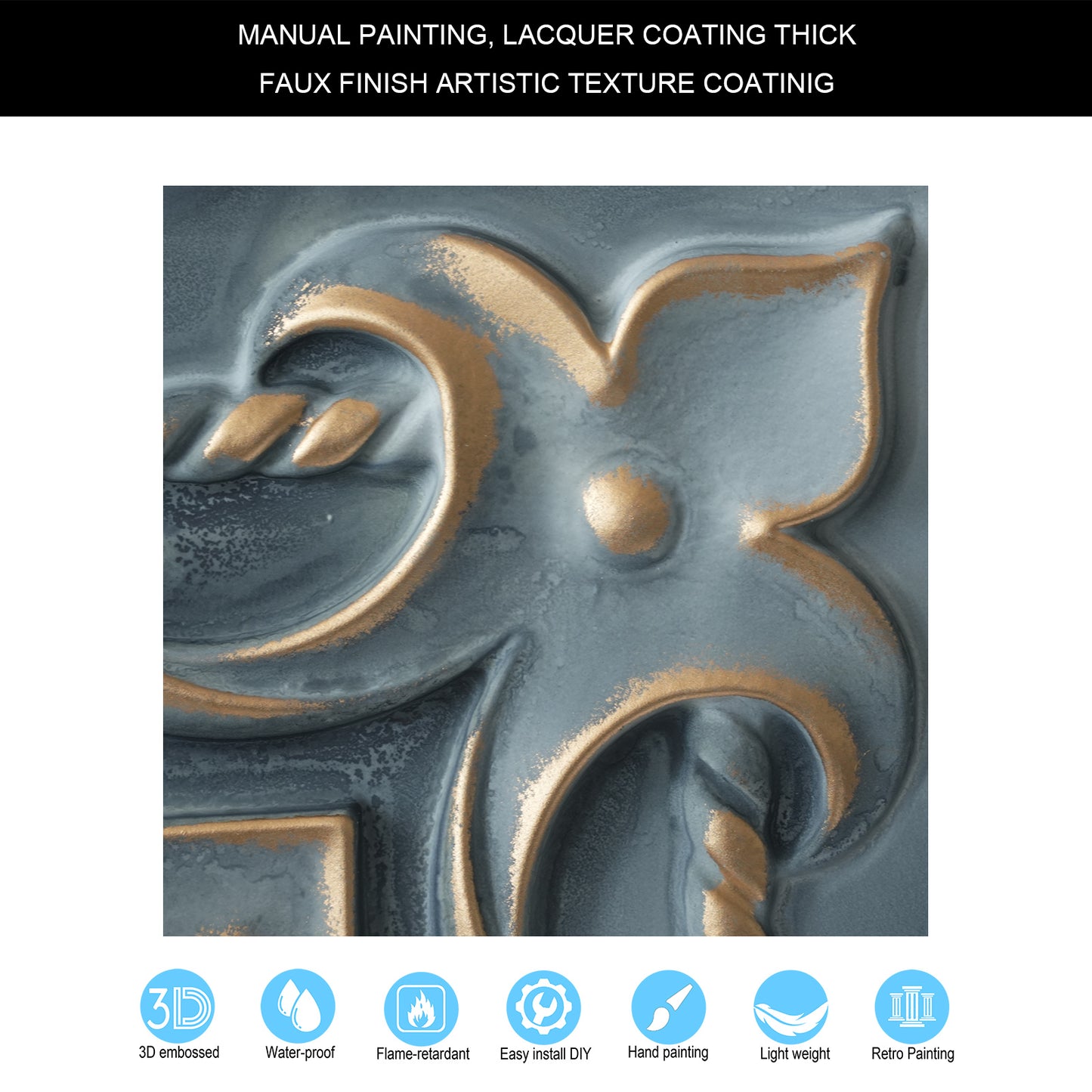 10tiles/lot Faux Tin Decorative Panels for Premium Kitchen and Dining Room Ceilings PL29