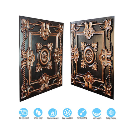 10tiles/lot Decorative Tin Ceiling Tiles for Premium Villas, Apartments and Hotel Interiors PL29