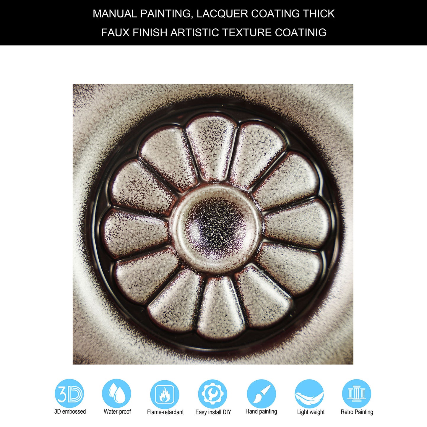 10tiles/lot Decorative Tin Ceiling Tiles for Premium Villas, Apartments and Hotel Interiors PL29