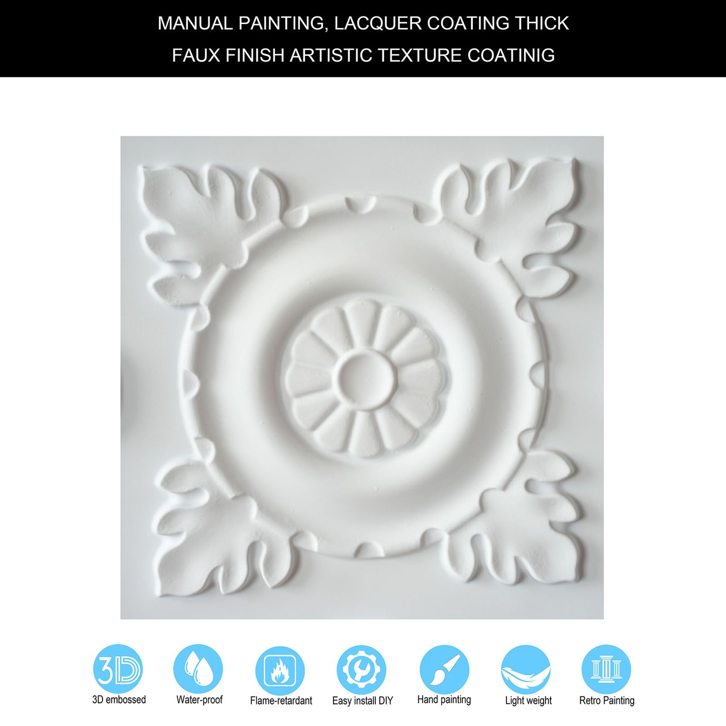 10tiles/lot Drop-In PVC Ceiling Tiles for Commercial Kitchens, Offices and Public Spaces PL29