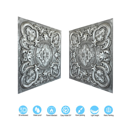 10tiles/lot Antique Ceiling Tiles for Premium Hotels, Mansions, Villas and Classic Dining Rooms PL30
