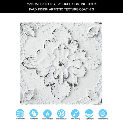 10tiles/lot Vintage Antique Ceiling Tiles for Heritage Hotels, Inns and Classic Restaurants PL30