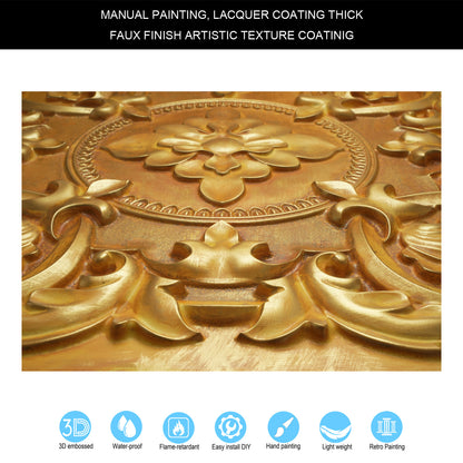 10tiles/lot DIY Faux Metal Ceiling Tile Panels for Café Bars, Studios and Artistic Interiors PL30