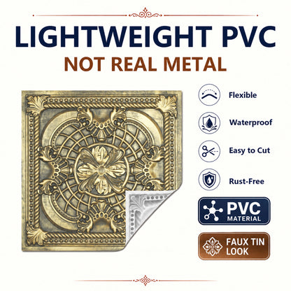 PAINTSDECOR PL31 Ancient gold ceiling tile product image