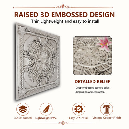PAINTSDECOR PL31 Aged white ceiling tile product image