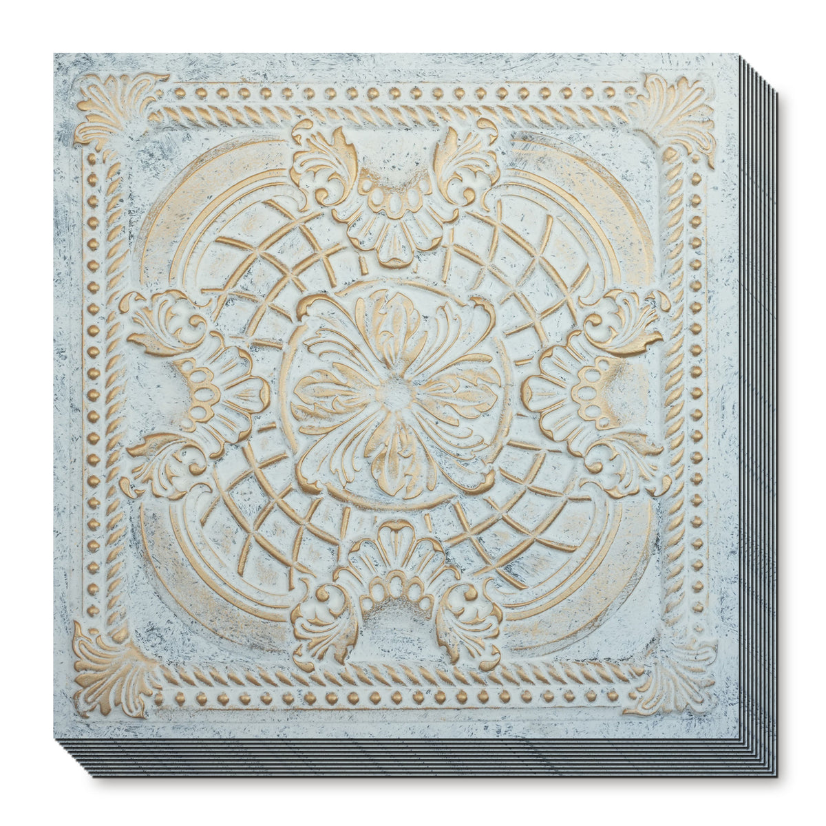 PAINTSDECOR PL31 Aged white gold ceiling tile product image