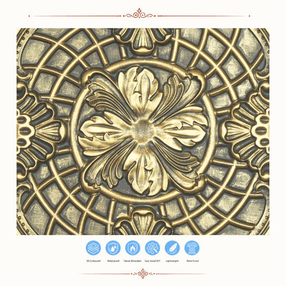PAINTSDECOR PL31 Ancient gold ceiling tile product image
