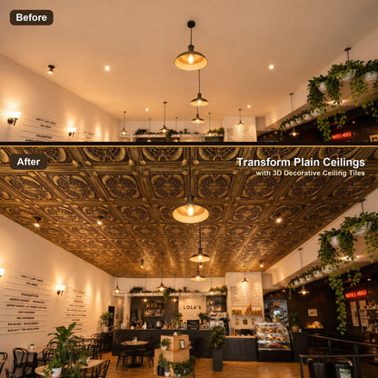 PAINTSDECOR PL31 Ancient gold ceiling tile product image