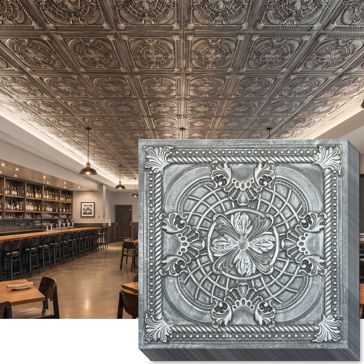 PAINTSDECOR PL31 Antique tin ceiling tile product image