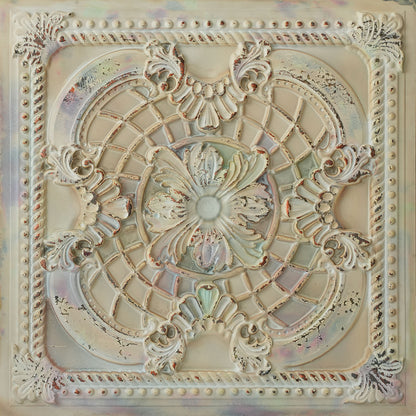 PAINTSDECOR PL31 Distress crack multicolor white ceiling tile product image