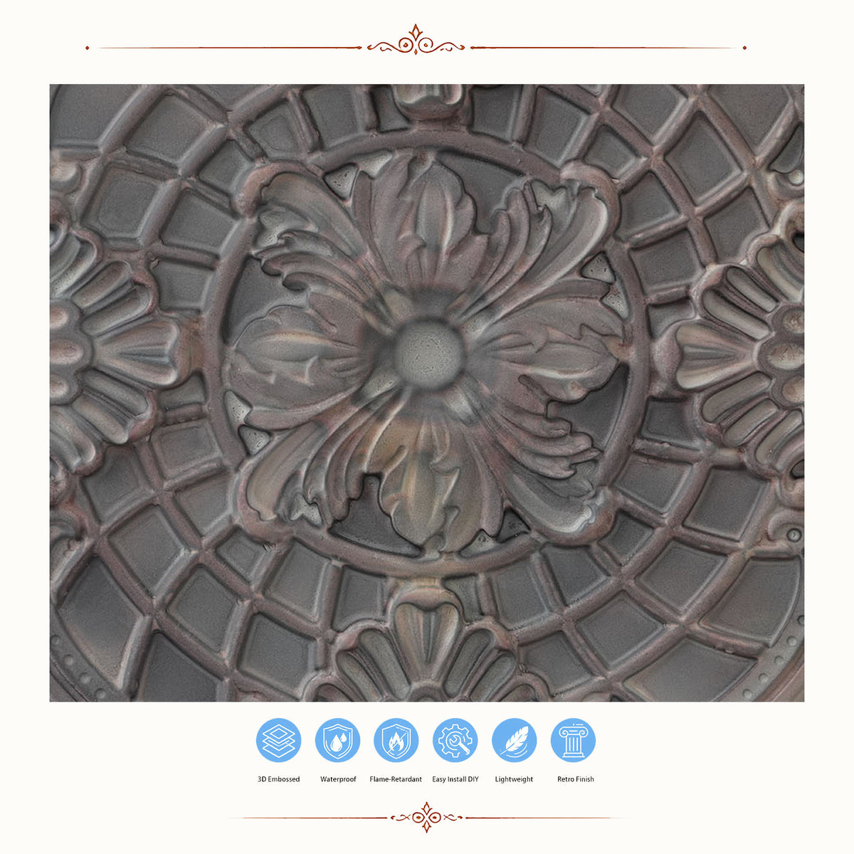PAINTSDECOR PL31 Driftwood ceiling tile product image