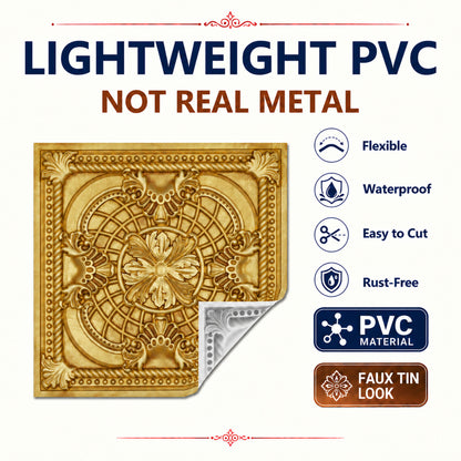 PAINTSDECOR PL31 Golden ceiling tile product image