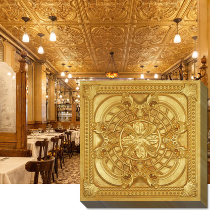 PAINTSDECOR PL31 Golden ceiling tile product image