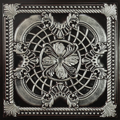 PAINTSDECOR PL31 Traditional silver ceiling tile product image