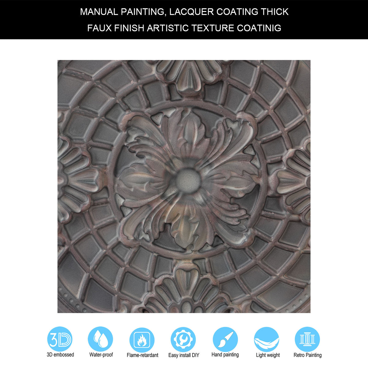 PAINTSDECOR PL31 Driftwood ceiling tile product image